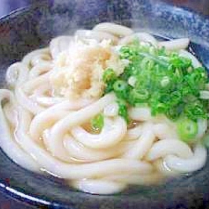 生姜でヒーハーあんかけうどん